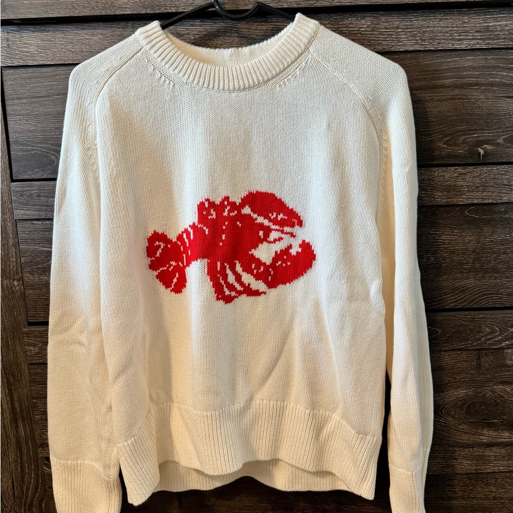 Abercrombie & Fitch Madeline Lobster Crew Sweater NWT SZ SM